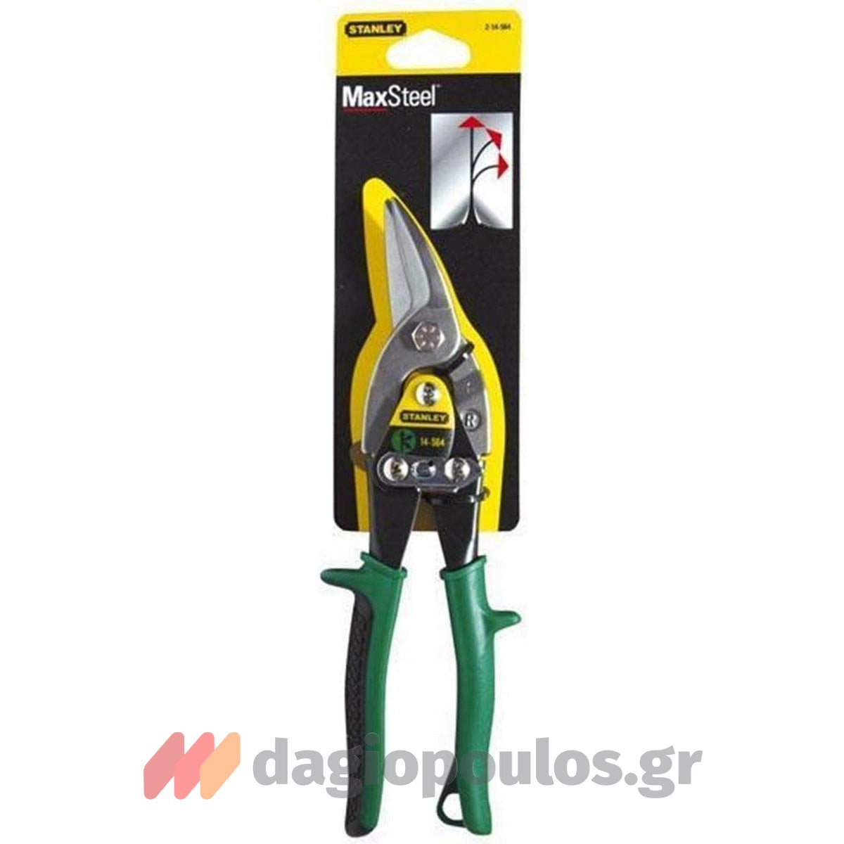 Stanley 2‑14‑564 Ψαλίδι Λαμαρίνας Δεξιάς Κοπής 10" 250mm