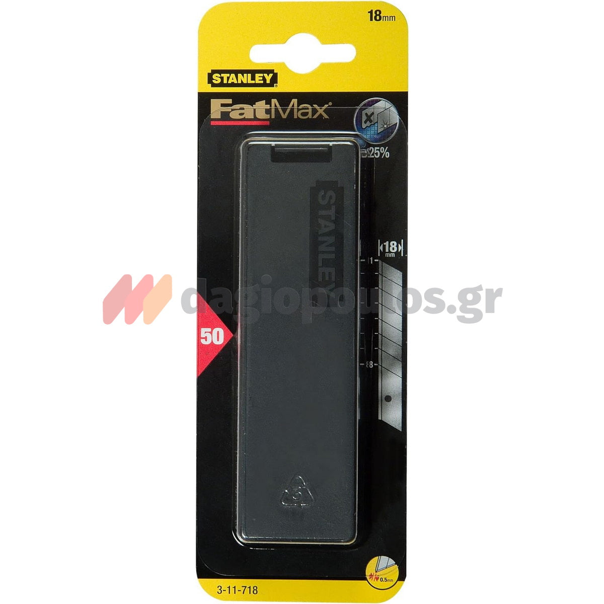 Stanley 3-11-718 Fatmax Λεπίδες (Λάμες) Ανταλλακτικές 18mm Σετ 50 Τεμ