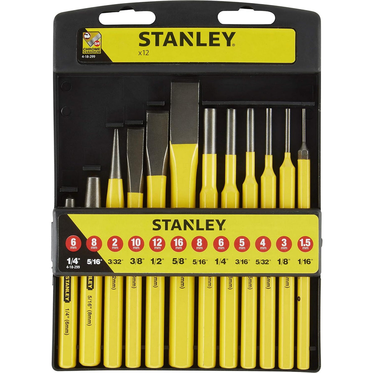 Stanley 4-18-299 Συλλογή Καλέμια - Πόντες Σετ 12 Τεμ