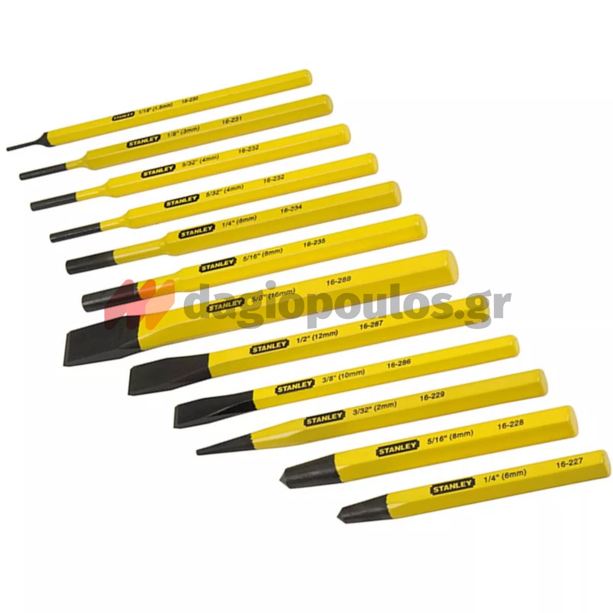 Stanley 4-18-299 Συλλογή Καλέμια - Πόντες Σετ 12 Τεμ