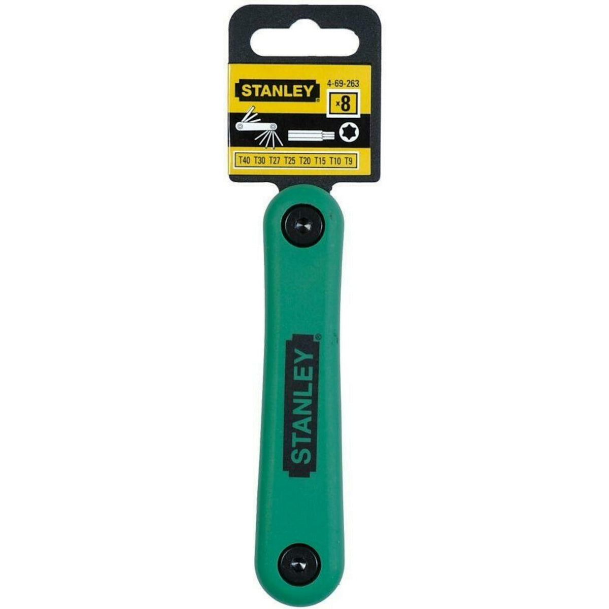 Stanley 4-69-263 Συλλογή Κλειδιά Torxx Αναδιπλούμενος Σουγιάς T9-T40 Σετ 8 Τεμ