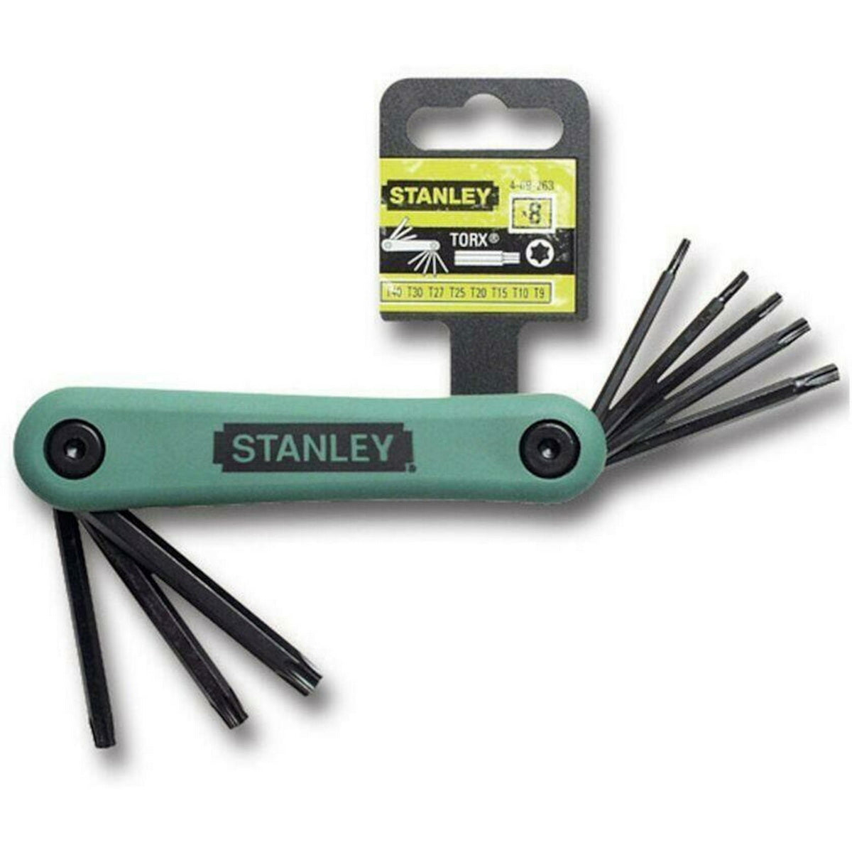 Stanley 4-69-263 Συλλογή Κλειδιά Torxx Αναδιπλούμενος Σουγιάς T9-T40 Σετ 8 Τεμ