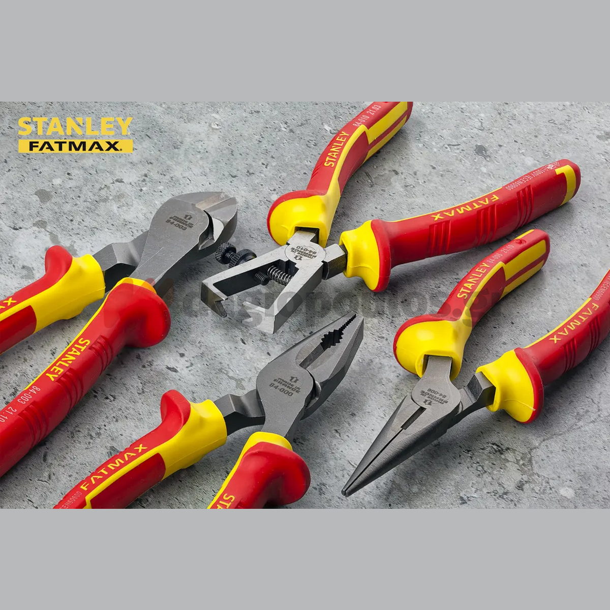 Stanley 4-84-489 Συλλογή Πενσοειδών Με Μόνωση VDE Ηλεκτρολόγων 1000V Σετ 4 Τεμ