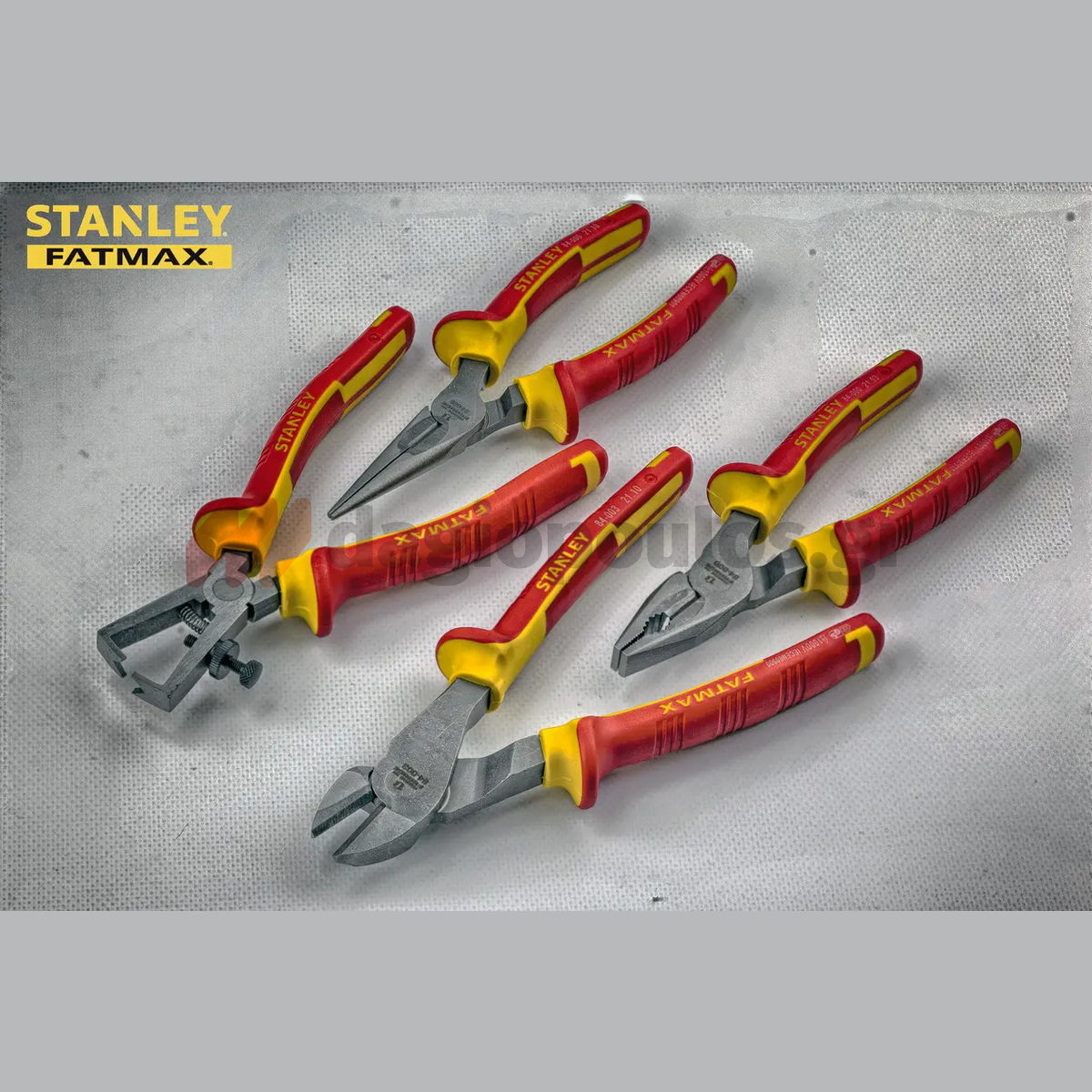 Stanley 4-84-489 Συλλογή Πενσοειδών Με Μόνωση VDE Ηλεκτρολόγων 1000V Σετ 4 Τεμ