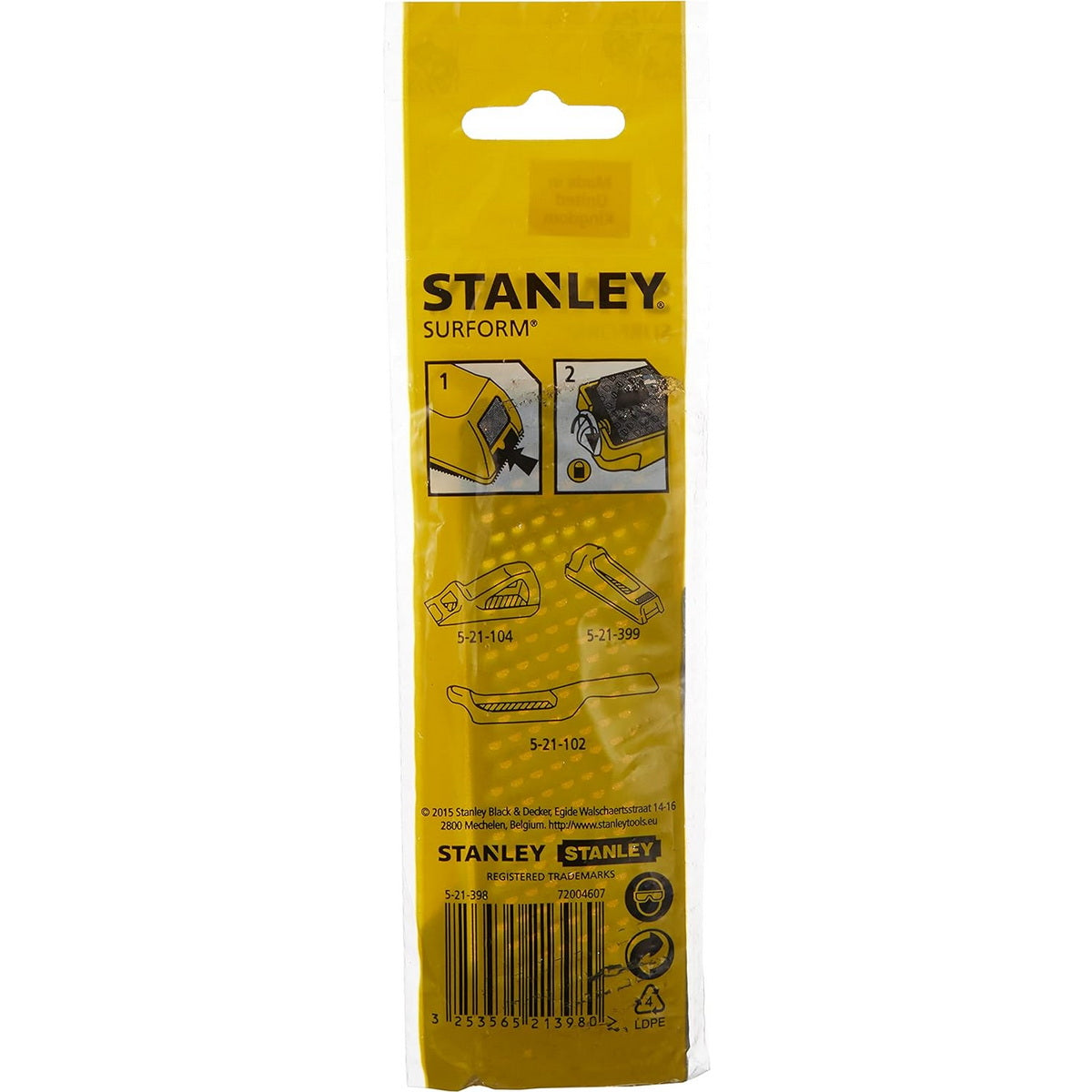 Stanley 5-21-398 Surform Ανταλλακτική Λάμα Ράσπας Ίσια 140mm