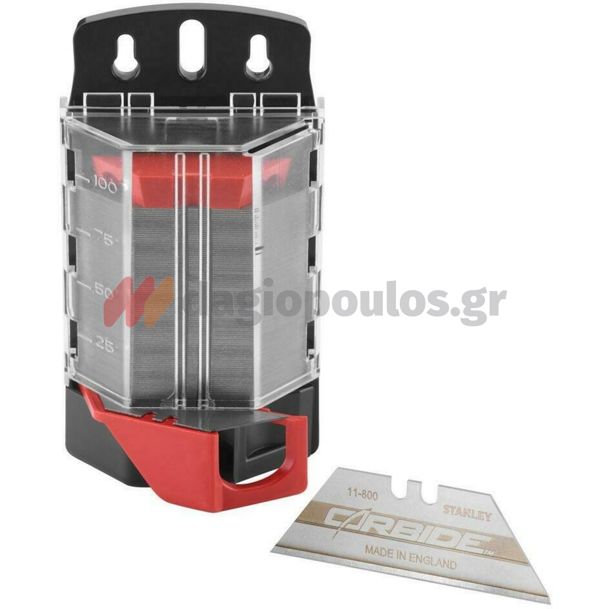 Stanley 8-11-800 Fatmax Carbide Λεπίδες (Λάμες) Ανταλλακτικές Καρβιδίου Τραπεζοειδείς Σετ 50 Τεμ