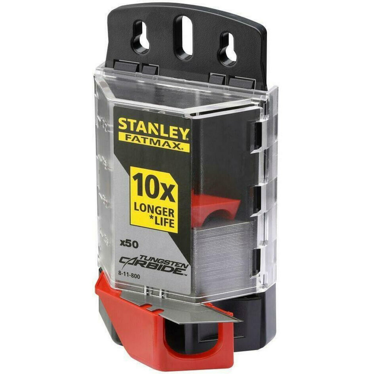 Stanley 8-11-800 Fatmax Carbide Λεπίδες (Λάμες) Ανταλλακτικές Καρβιδίου Τραπεζοειδείς Σετ 50 Τεμ