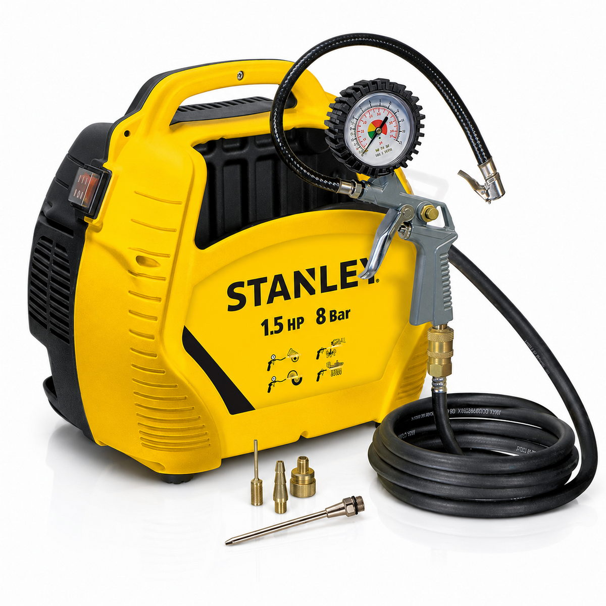Stanley 8215190STN595 Αεροσυμπιεστής Κομπρεσέρ Αέρα Συνεχούς Ροής 1.5Hp
