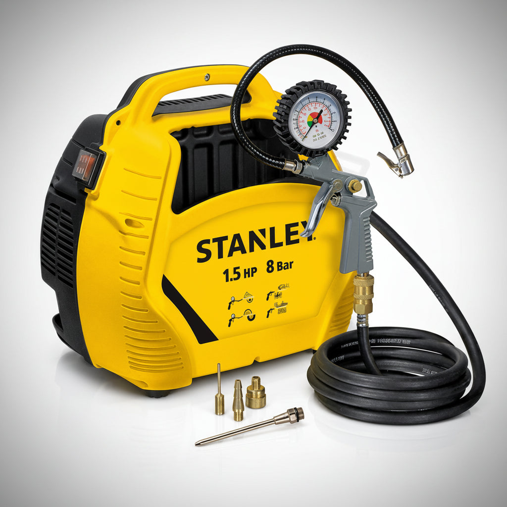 Stanley 8215190STN595 Αεροσυμπιεστής Κομπρεσέρ Αέρα Συνεχούς Ροής 1.5Hp
