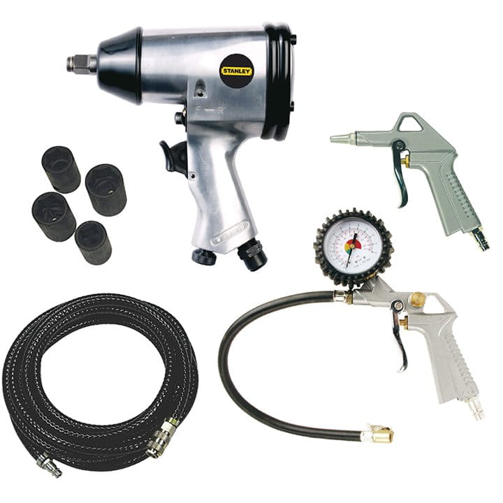 Stanley 9045769STN Εργαλεία Αέρος Μπουλονόκλειδο 1/2" - Πιστόλι Αέρος Αερόμετρο - Σπιράλ & Εξαρτήματα