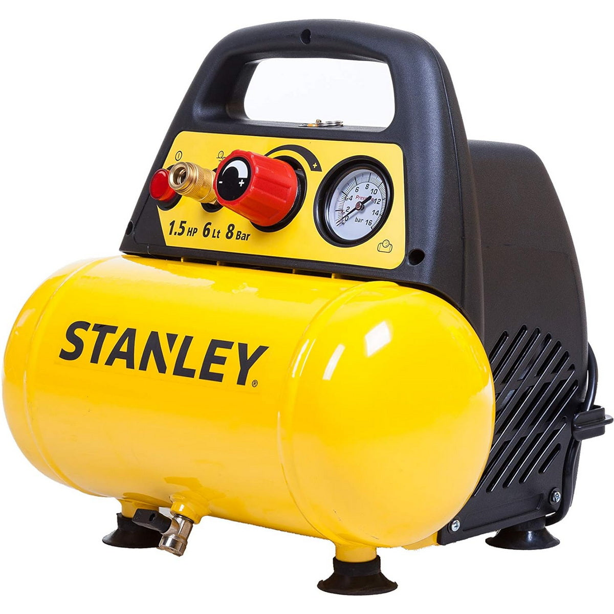 Stanley DN 200/8/6 Αεροσυμπιεστής Κομπρεσέρ Αέρα Μονομπλόκ 1.5Hp 6Lit