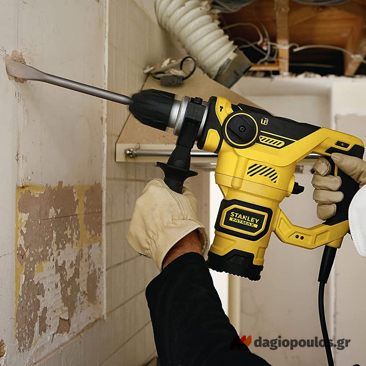 Stanley FME1250K SDS Plus Ηλεκτρικό Σκαπτικό Περιστροφικό Πνευματικό Πιστολέτο 3.5J 1250W Με Βαλίτσα