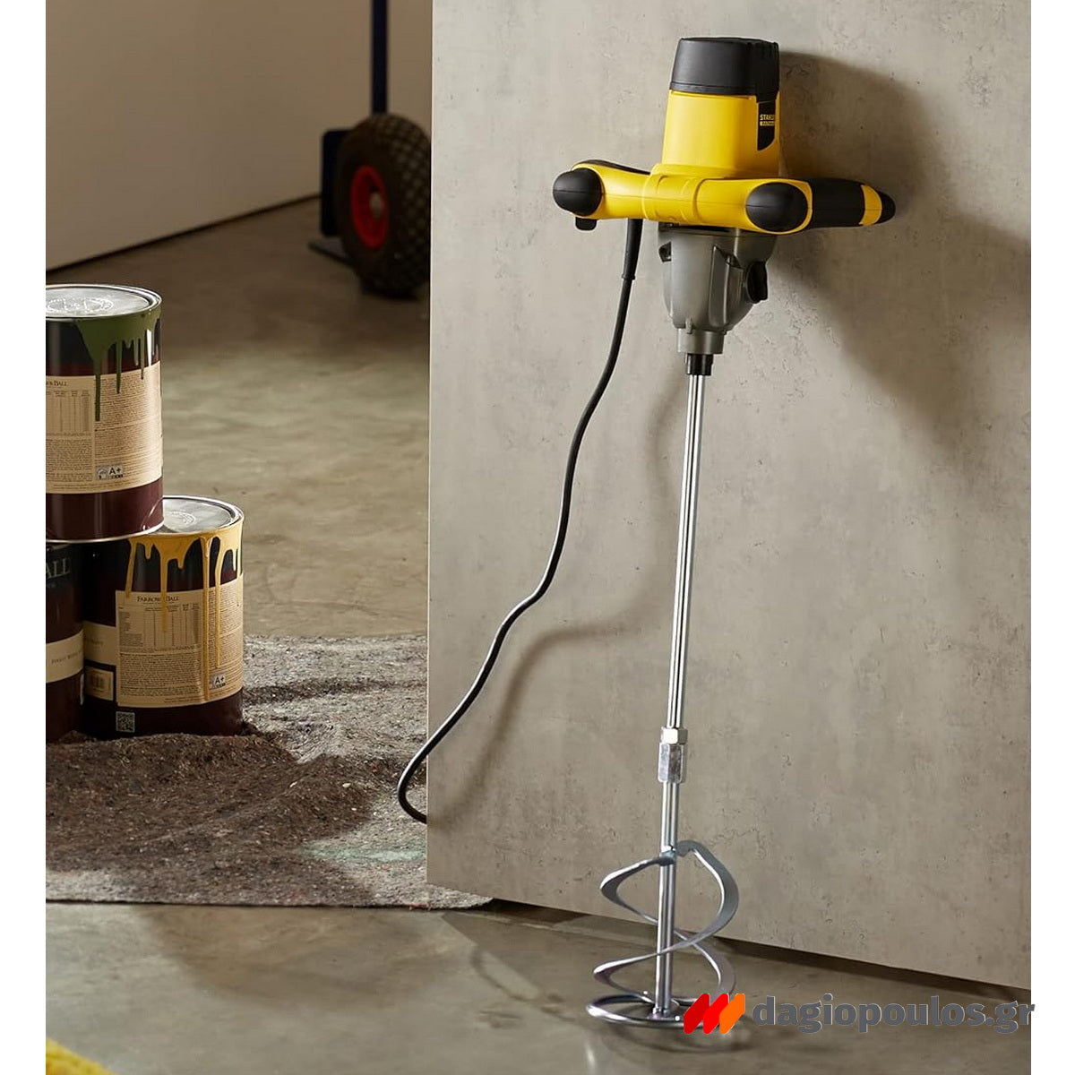 Stanley FME190-QS Επαγγελματικός Ηλεκτρικός Αναδευτήρας Χρωμάτων & Κονιαμάτων 1600W 2 Ταχυτήτων