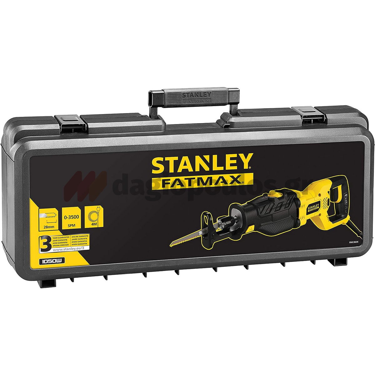 Stanley FME365K-QS Ηλεκτρική Σπαθοσέγα (Σεγάτσα) 1050W Σε Βαλίτσα