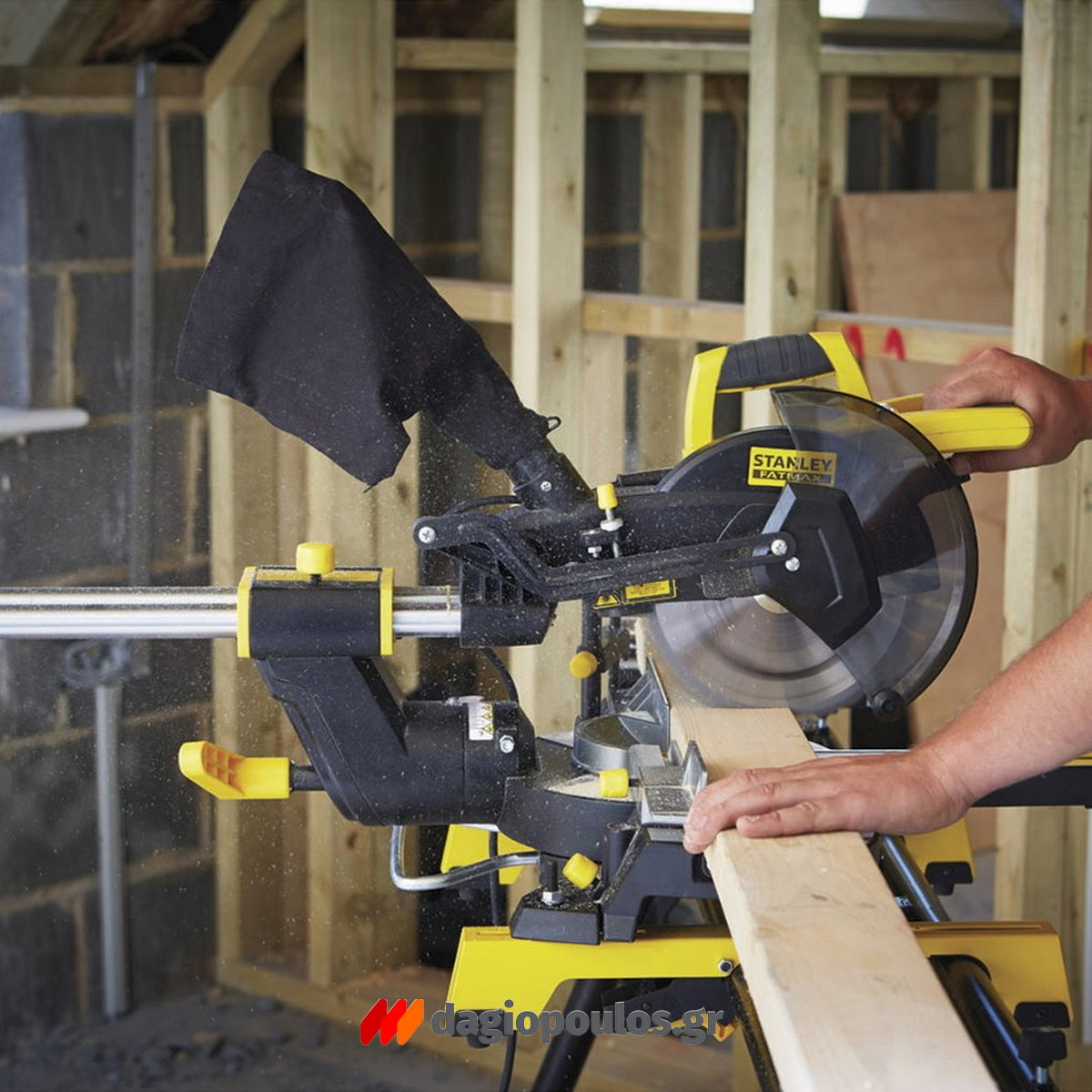 Stanley FME721-QS Επαγγελματικό Ηλεκτρικό Φαλτσοπρίονο Radial Συρόμενο 1500W 216mm