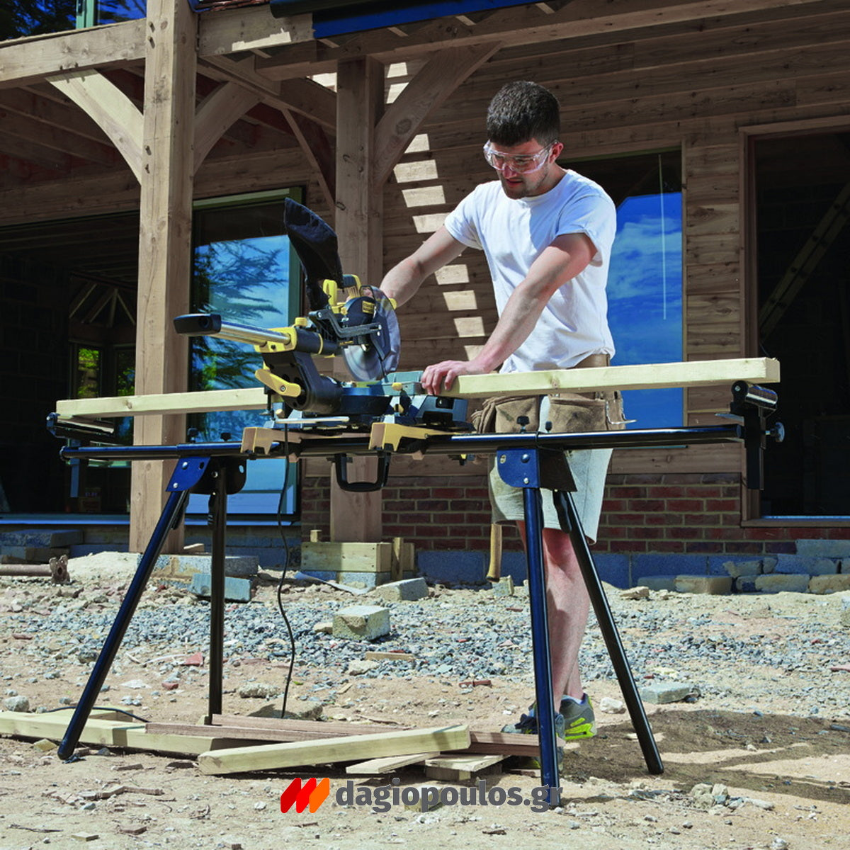 Stanley FME721-QS Επαγγελματικό Ηλεκτρικό Φαλτσοπρίονο Radial Συρόμενο 1500W 216mm