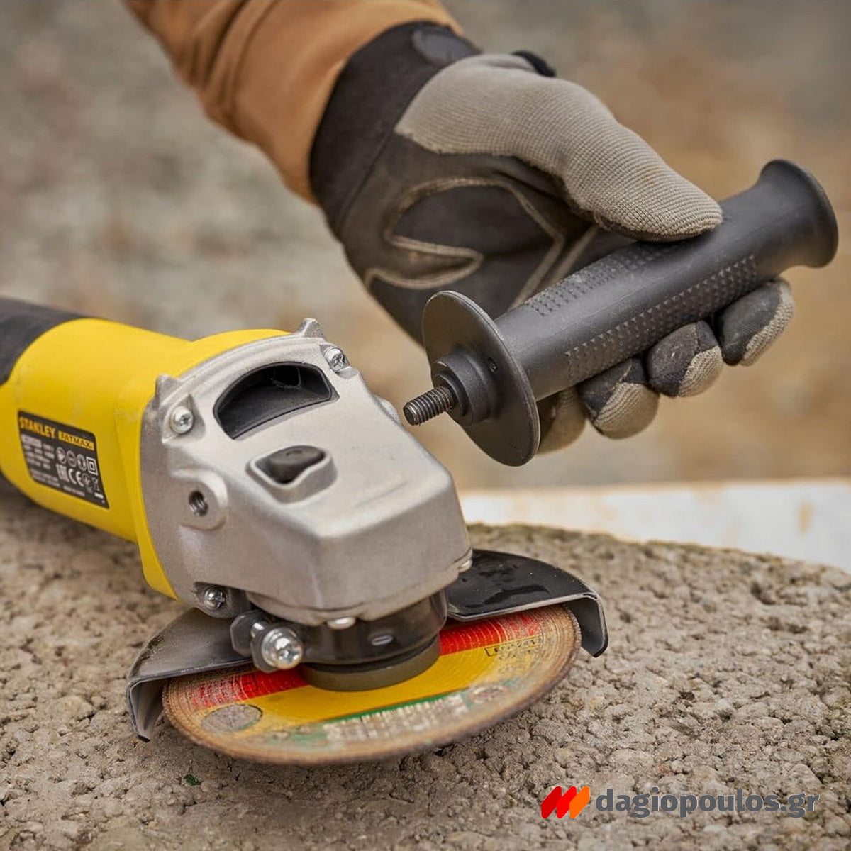 Stanley FMEG225VS-QS Ηλεκτρικός Γωνιακός Τροχός 1100W 125mm ΡΥΘΜΙΖΟΜΕΝΟΣ