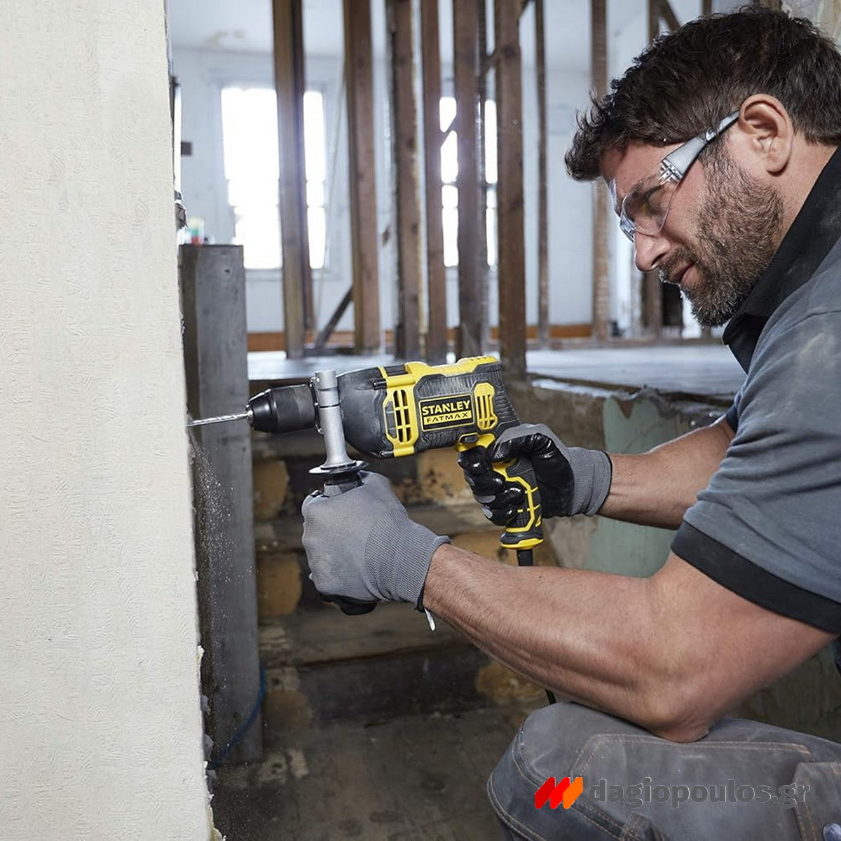 Stanley FMEH750K-QS Fatmax Ηλεκτρικό Κρουστικό Δράπανο 750Watt Με Βαλίτσα