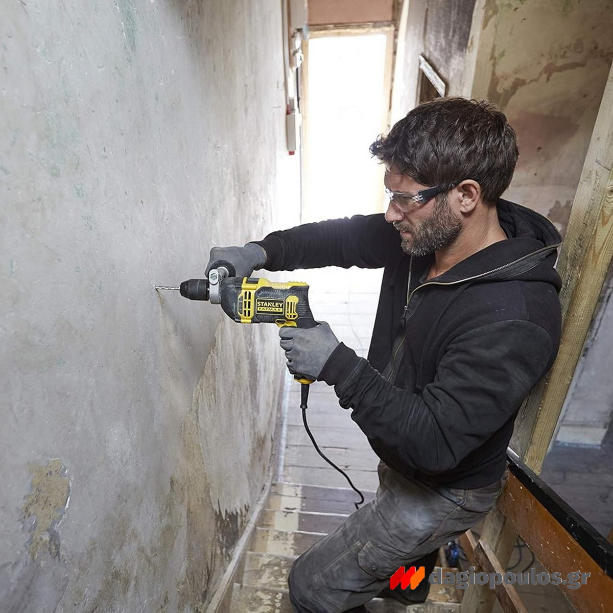 Stanley FMEH750K-QS Fatmax Ηλεκτρικό Κρουστικό Δράπανο 750Watt Με Βαλίτσα