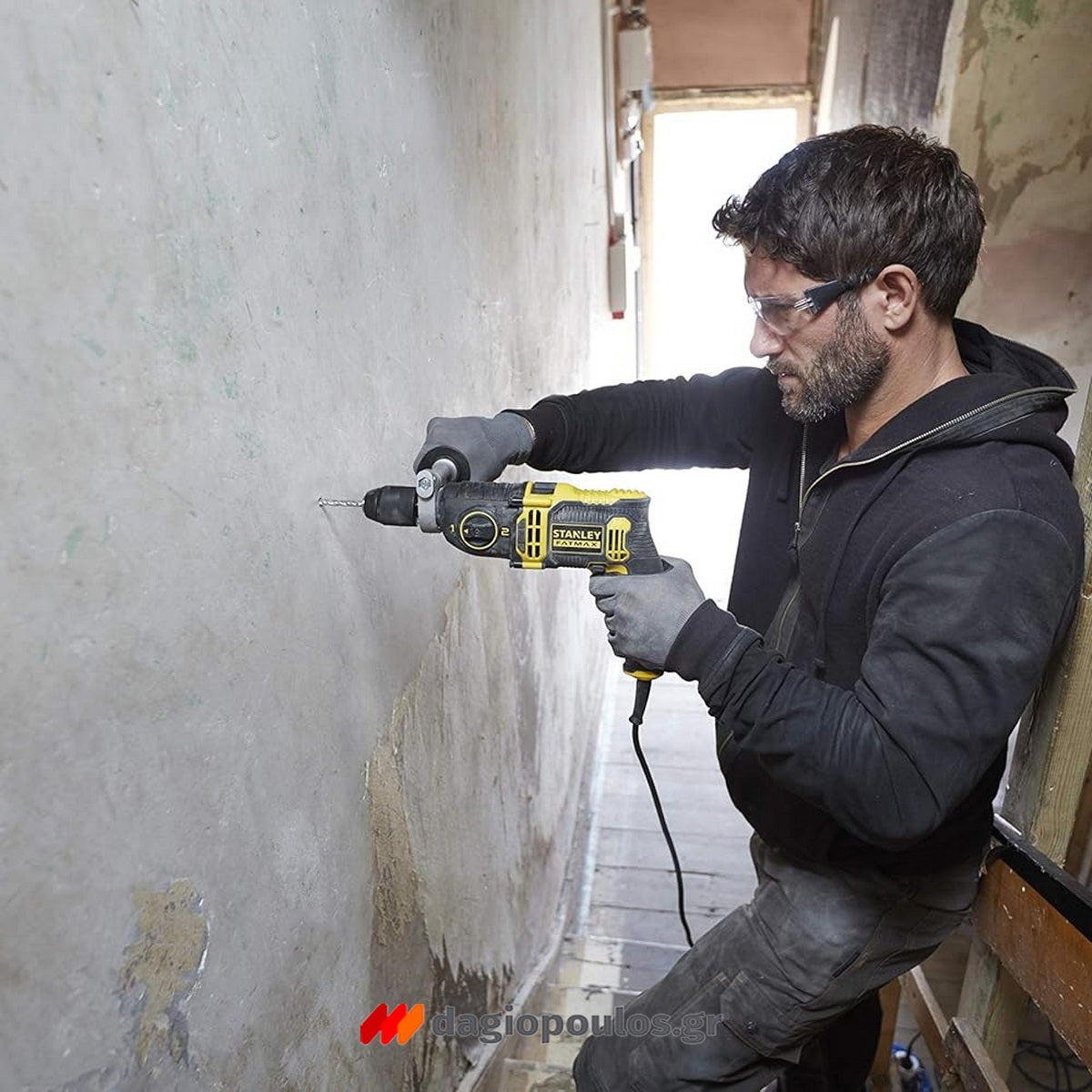 Stanley FMEH850K-QS Ηλεκτρικό Κρουστικό Δράπανο 850W Με Βαλίτσα