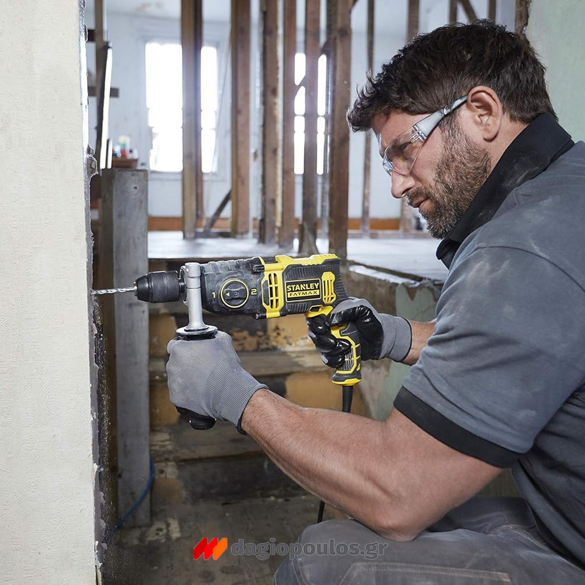 Stanley FMEH850K-QS Ηλεκτρικό Κρουστικό Δράπανο 850W Με Βαλίτσα