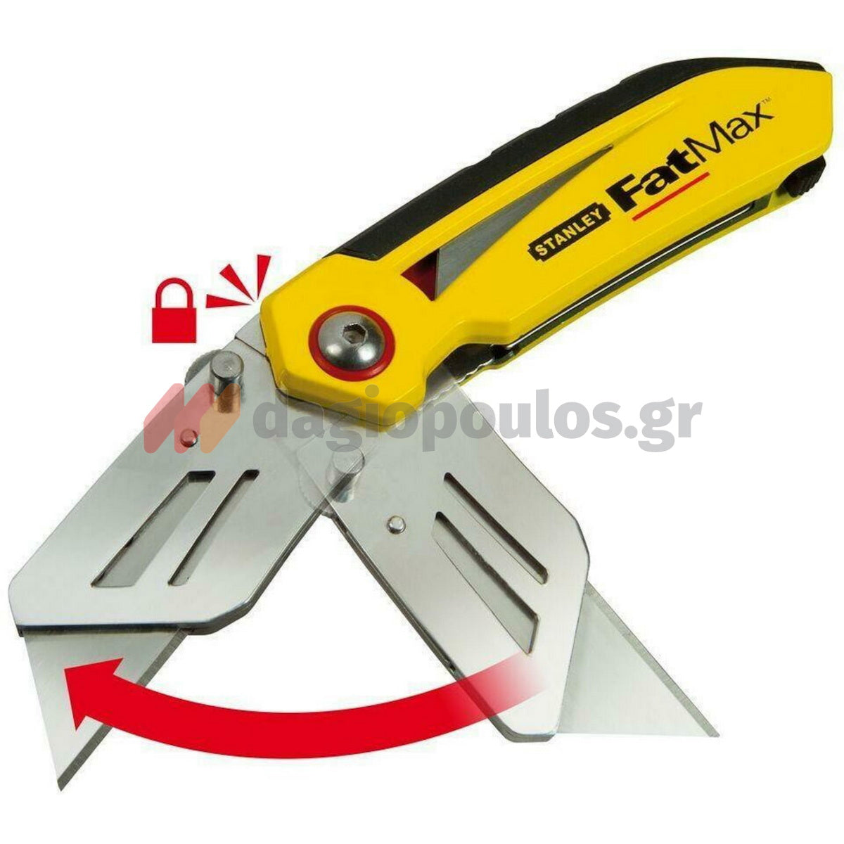 Stanley FMHT0-10827 Fatmax Αναδιπλούμενο Μαχαίρι (Φαλτσέτα) Με Τραπεζοειδή Λάμα