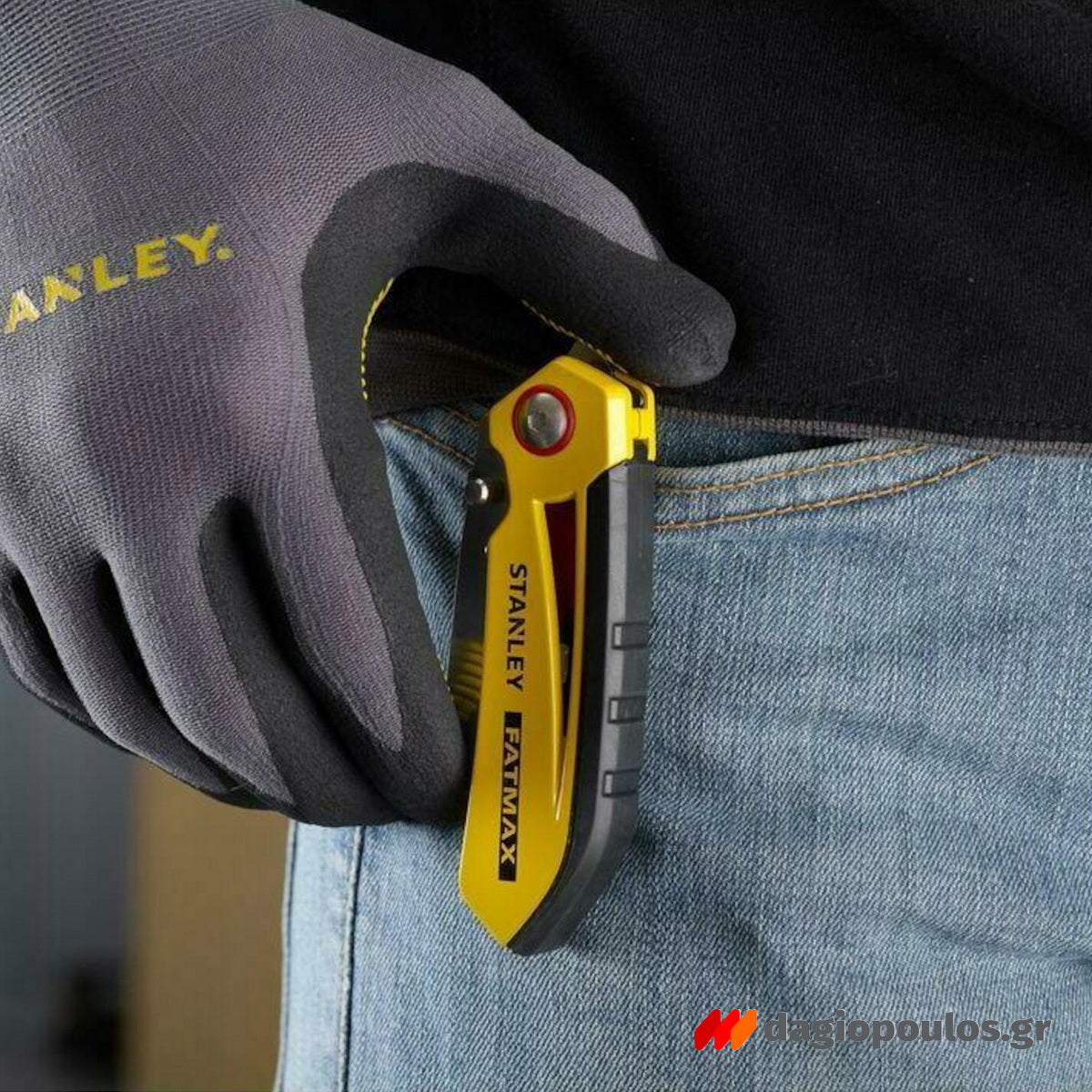 Stanley FMHT0-10827 Fatmax Αναδιπλούμενο Μαχαίρι (Φαλτσέτα) Με Τραπεζοειδή Λάμα