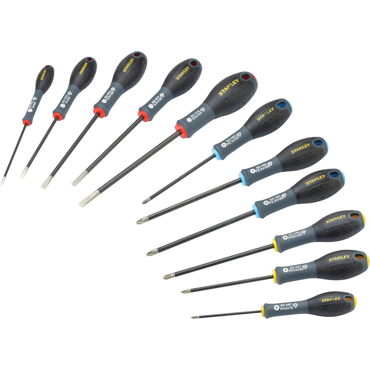 Stanley FMHT0-62064 Fatmax Συλλογή Κατσαβίδια Με Μύτη Διαμαντιού Σετ 10 Τεμ