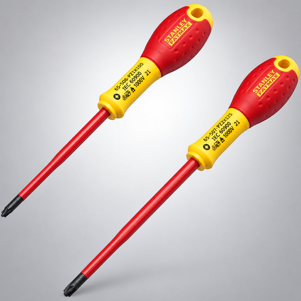 Stanley FMHT0-62649 Fatmax Συλλογή Κατσαβίδια Ηλεκτρολόγων Pozidrive (Σταυρού) Με Μόνωση VDE 1000V Σετ 2 Τεμ