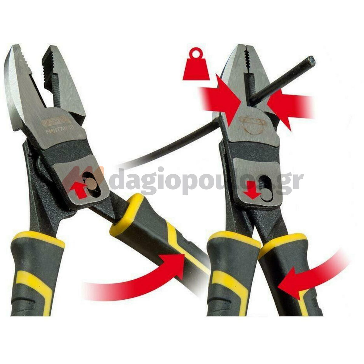 Stanley FMHT0-72415 Fatmax Συλλογή Πένσα – Κόφτης – Μυτοτσίμπιδο Με Υποβοήθηση (Υπομόχλιο) Σετ 3 Τεμ.