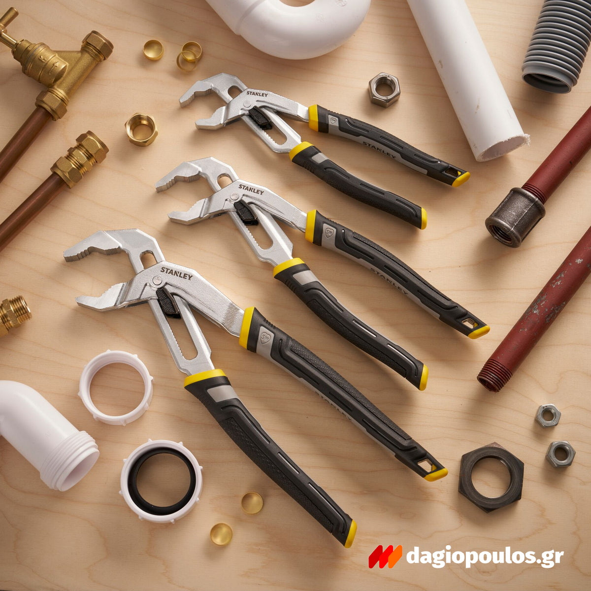 Stanley FMHT75508-0 Επαγγελματική Γκαζοτανάλια Διπλής Ρύθμισης Με Ασφάλεια 200mm