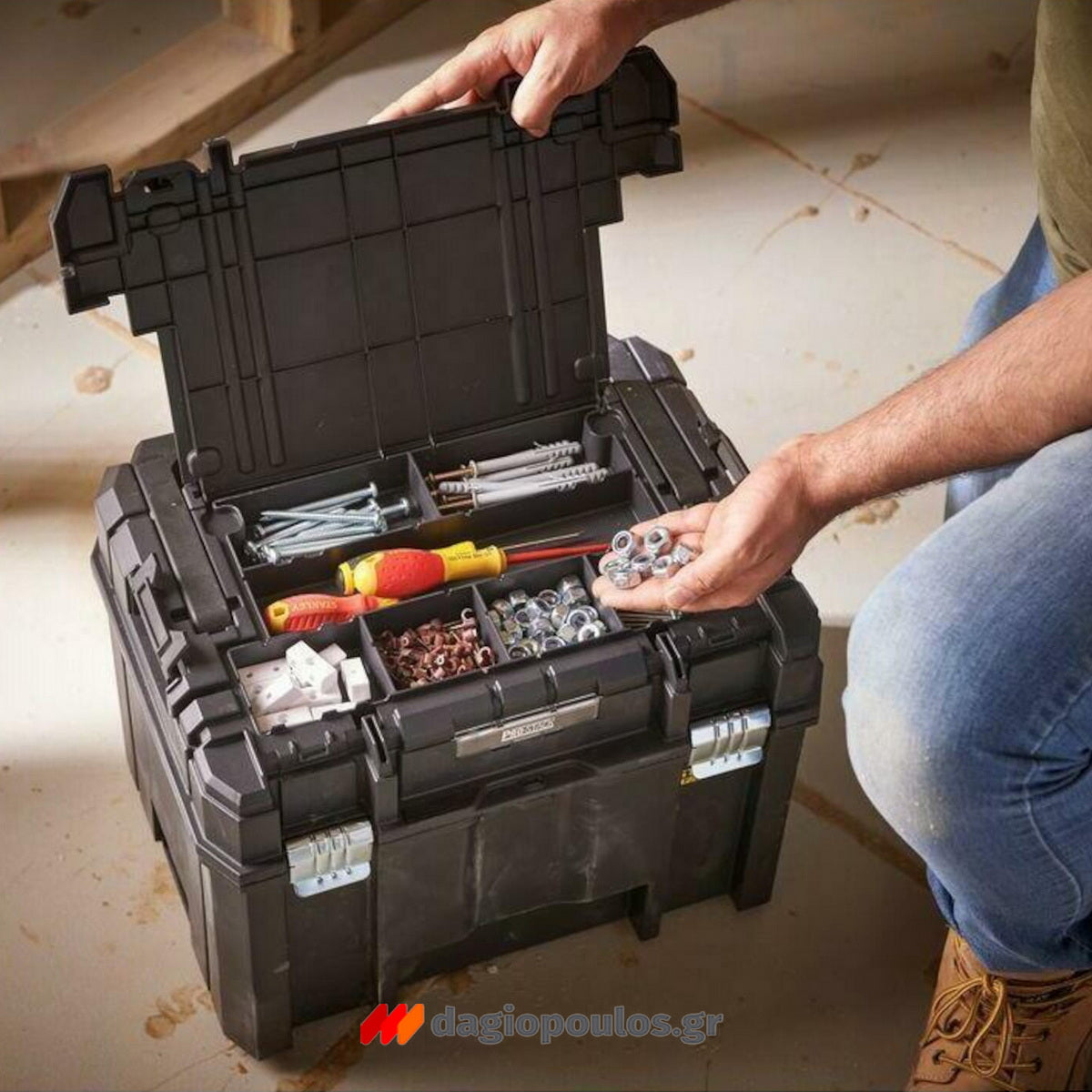 Stanley FMST1-75796 Fatmax® Pro-Stack Εργαλειοθήκη Μπαούλο με Μακριά Λαβή