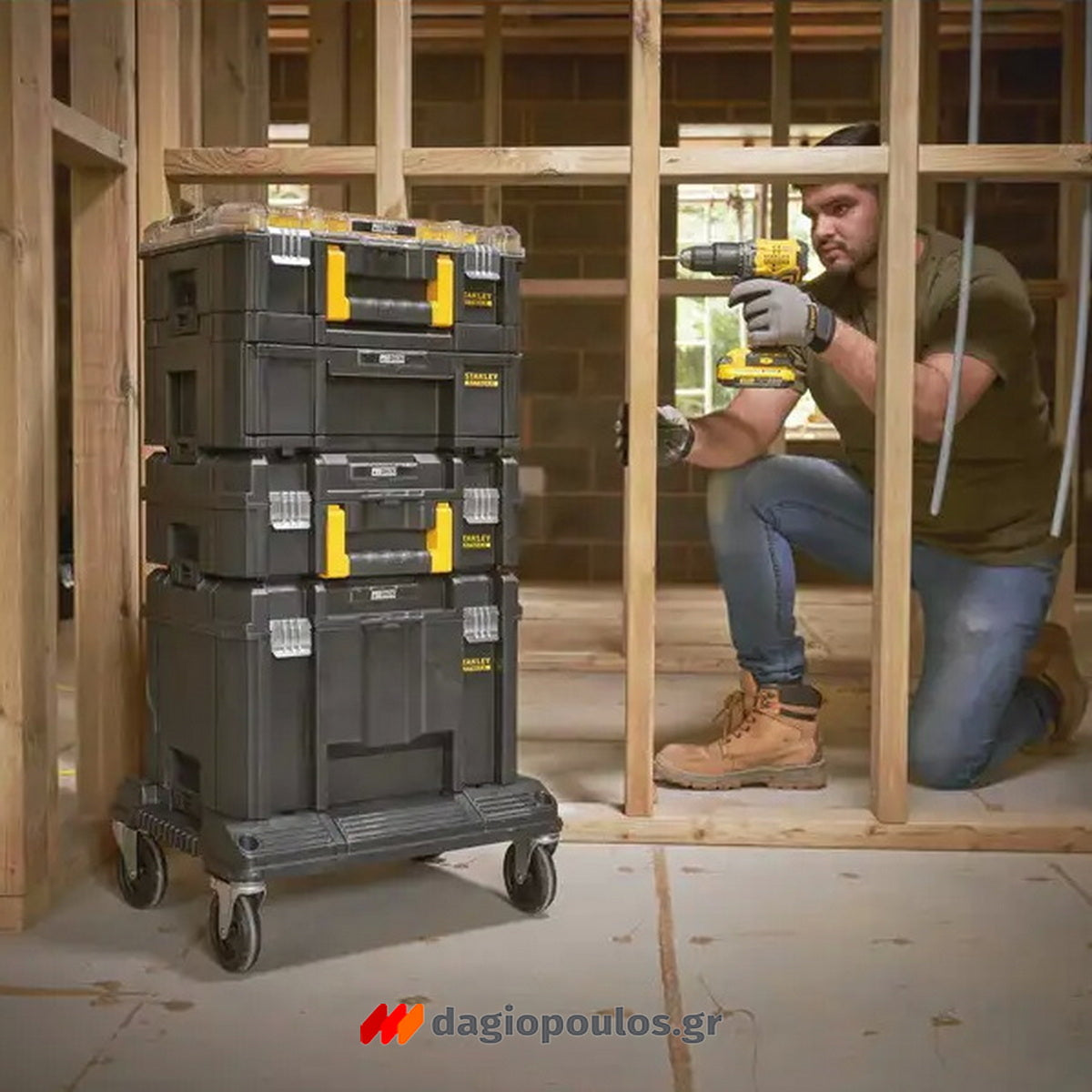 Stanley FMST1-80107 Fatmax Pro-Stack Εργαλειοθήκη Τροχήλατη