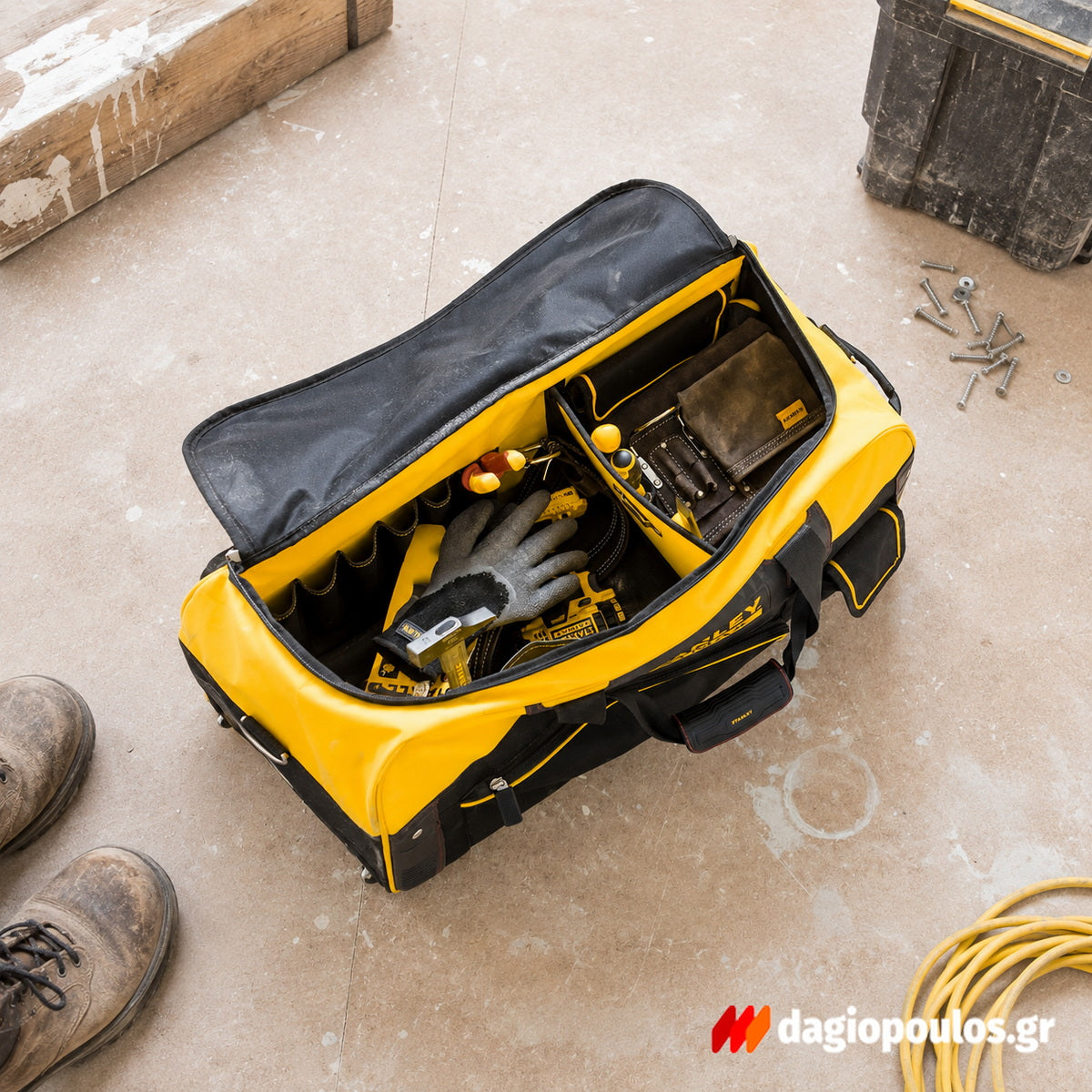 Stanley FMST82706-1 Fatmax Εργαλειοθήκη - Βαλίτσα Υφασμάτινη Τροχήλατη Με Λαβή 60Lt