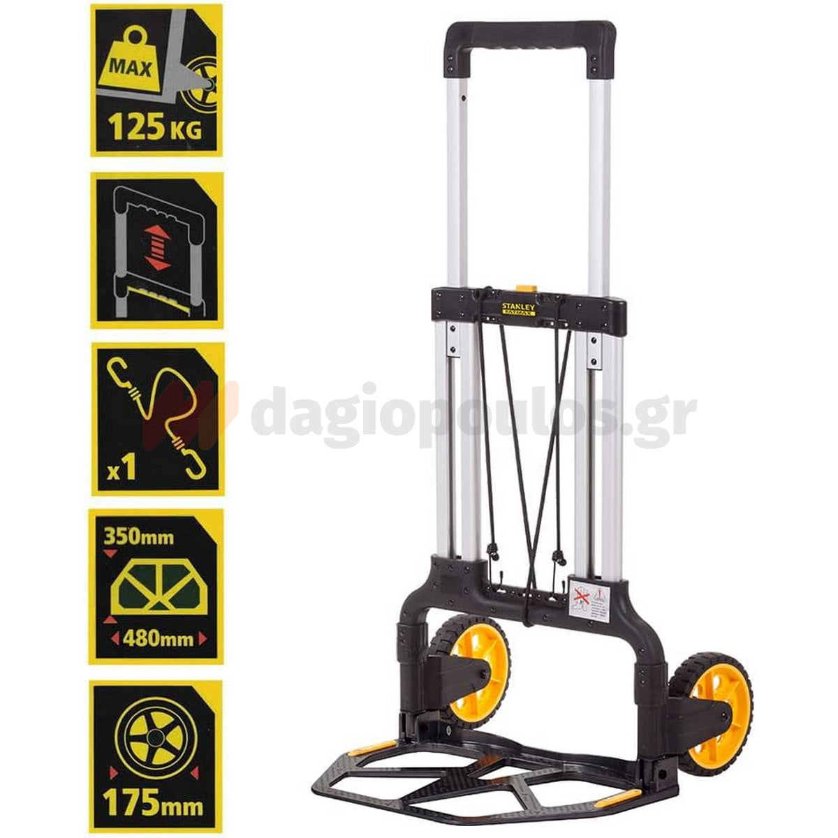 Stanley FXWT-706 Καρότσι Μεταφοράς Πτυσσόμενο 125Kg