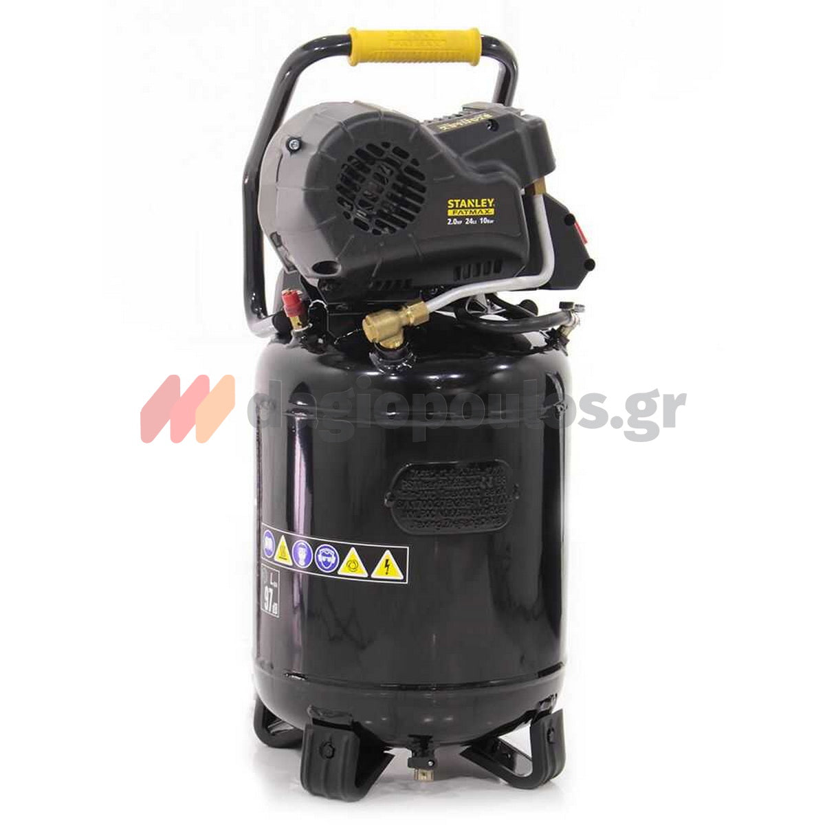 Stanley HY 227/10/24 Αεροσυμπιεστής Κομπρεσέρ Αέρα Μονομπλόκ 2.0Hp 24Lit