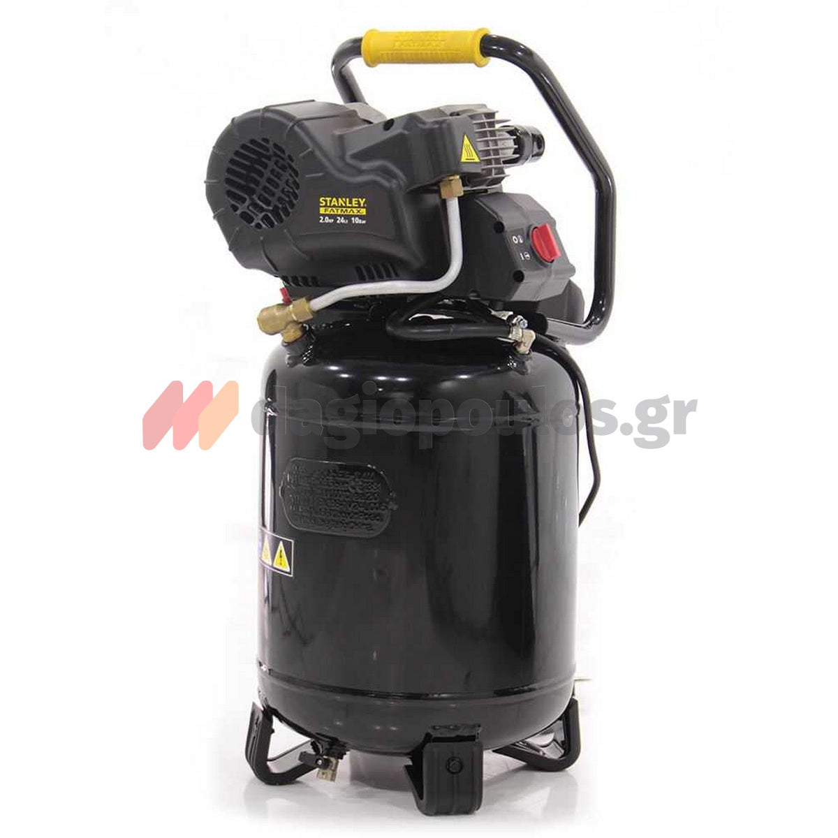 Stanley HY 227/10/24 Αεροσυμπιεστής Κομπρεσέρ Αέρα Μονομπλόκ 2.0Hp 24Lit