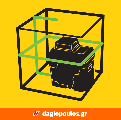 Stanley STHT77592-1 CROSS 90 Αλφάδι Laser Πράσινης Γραμμής Σταυρού & Κάθετης Γραμμής