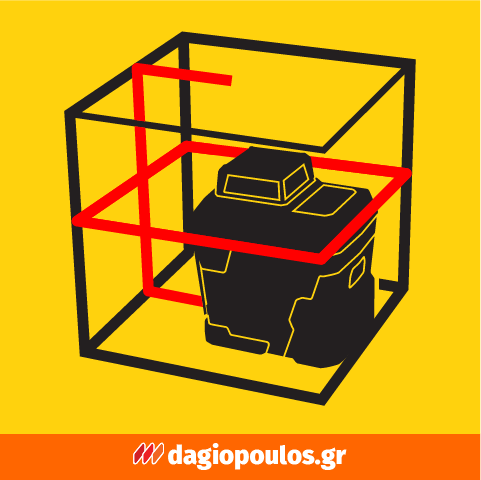 Stanley STHT77498-1 CUBIX Αλφάδι Laser Πράσινης Γραμμής Σταυρού