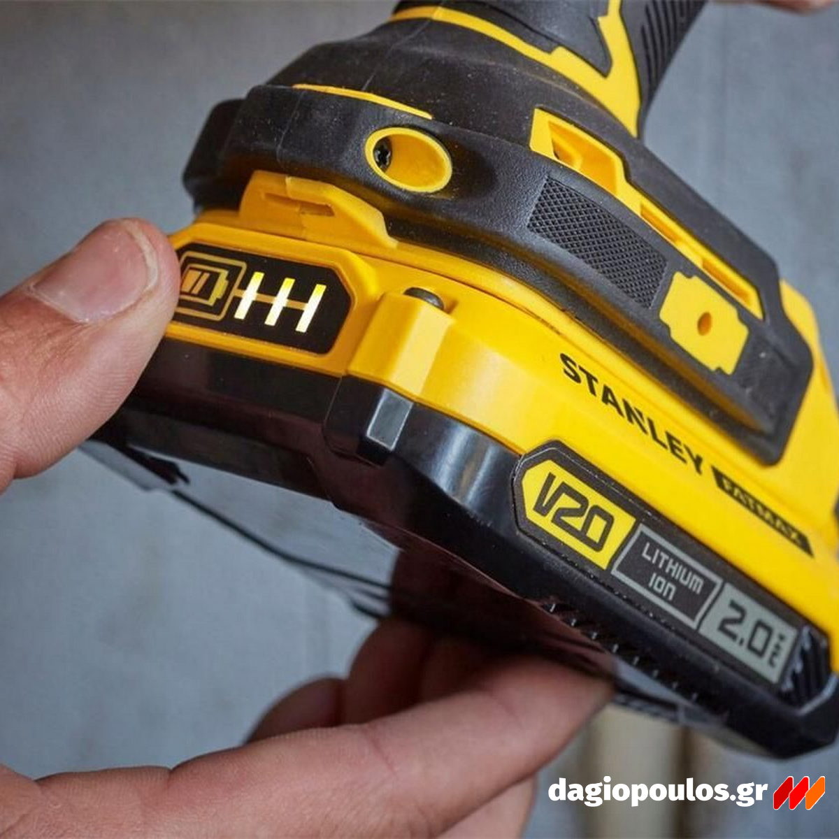 Stanley SFMCB12D2 Fatmax V20 Συλλογή Φορτιστής Με 2 Μπαταρίες 18V Li-Ion 2.0Ah
