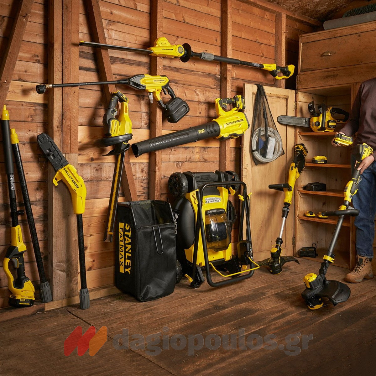 Stanley SFMCB12D2 Συλλογή Φορτιστής Με 2 Μπαταρίες 18V Li-Ion 2.0Ah