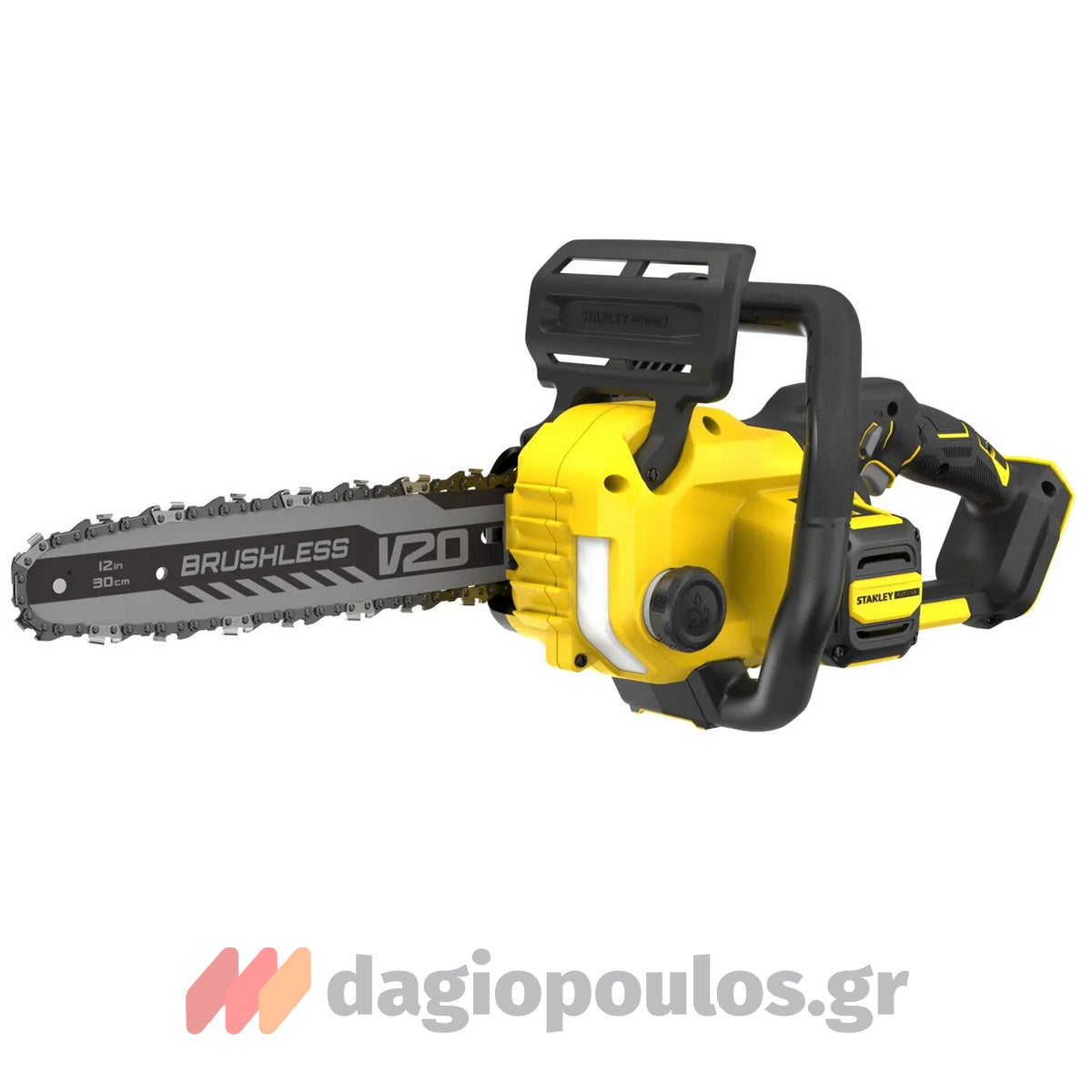 Stanley SFMCCS730M1 20V Fatmax Brushless Αλυσοπρίονο Μπαταρίας 18V 12" 30cm Με Μπαταρία 4.0Ah
