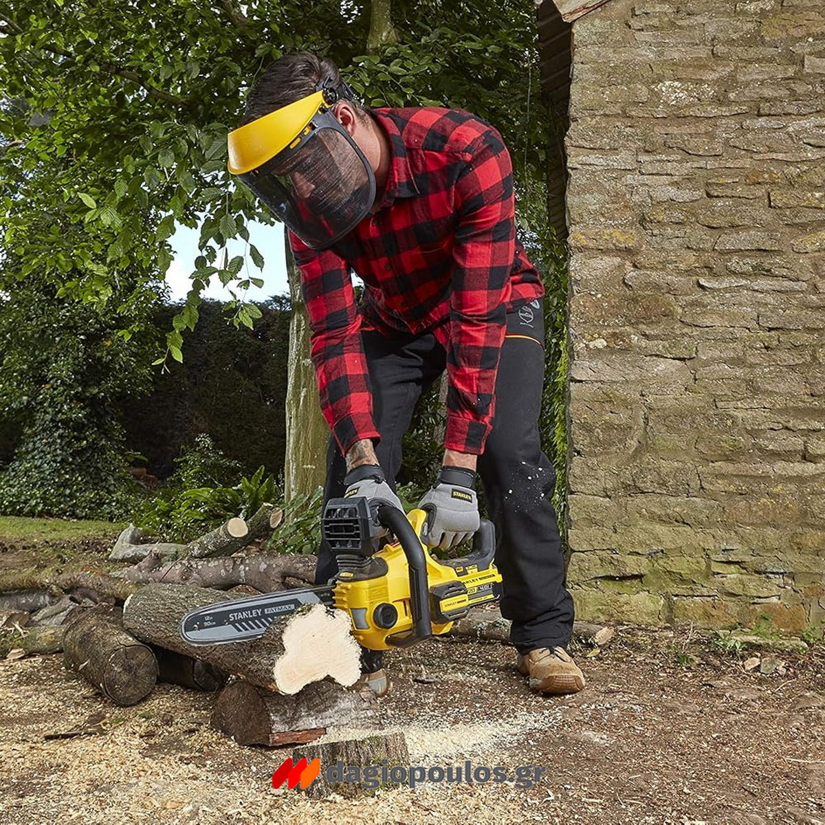 Stanley SFMCCS730M1 20V Fatmax Brushless Αλυσοπρίονο Μπαταρίας 18V 12" 30cm Με Μπαταρία 4.0Ah