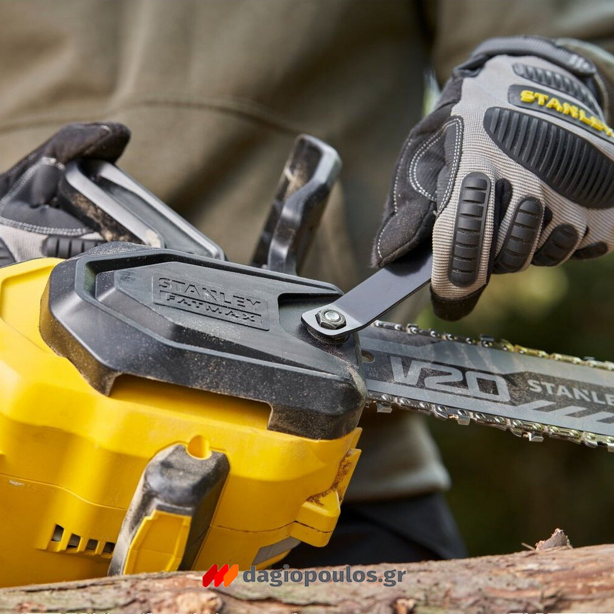 Stanley SFMCCS730M1 20V Fatmax Brushless Αλυσοπρίονο Μπαταρίας 18V 12" 30cm Με Μπαταρία 4.0Ah