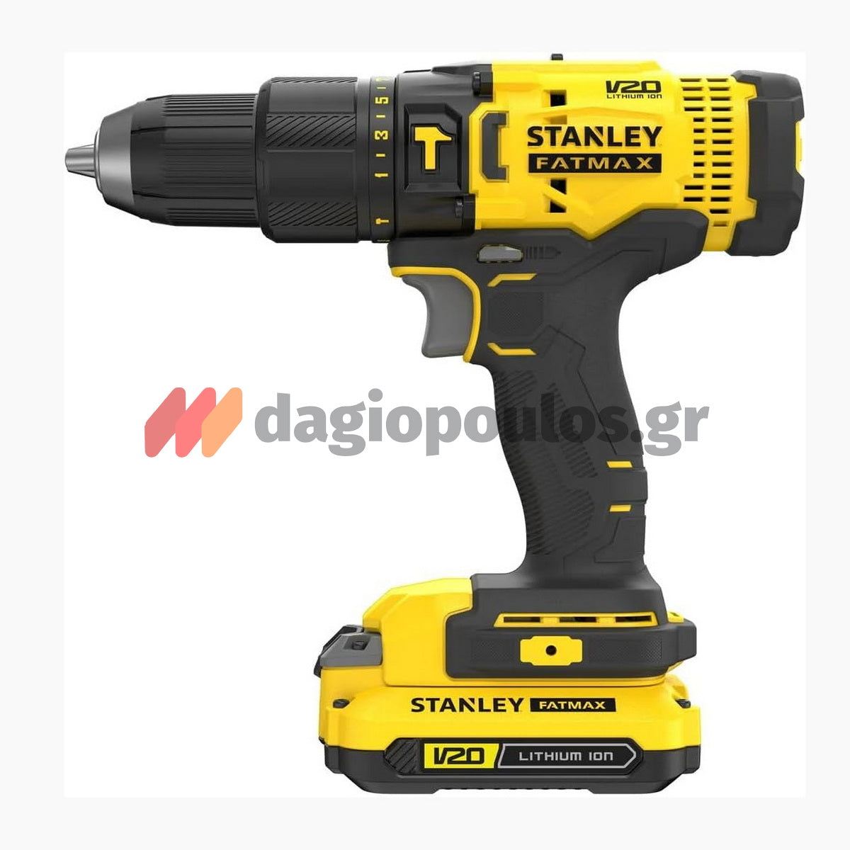 Stanley SFMCK469M2-QW Fatmax®V20 Συλλογή Κρουστικό Δραπανοκατσάβιδο Παλμικό Κατσαβίδι Δισκοπρίονο Γωνιακός Τροχός 2 Μπαταρίες 4.0Ah Τσάντα Μεταφοράς