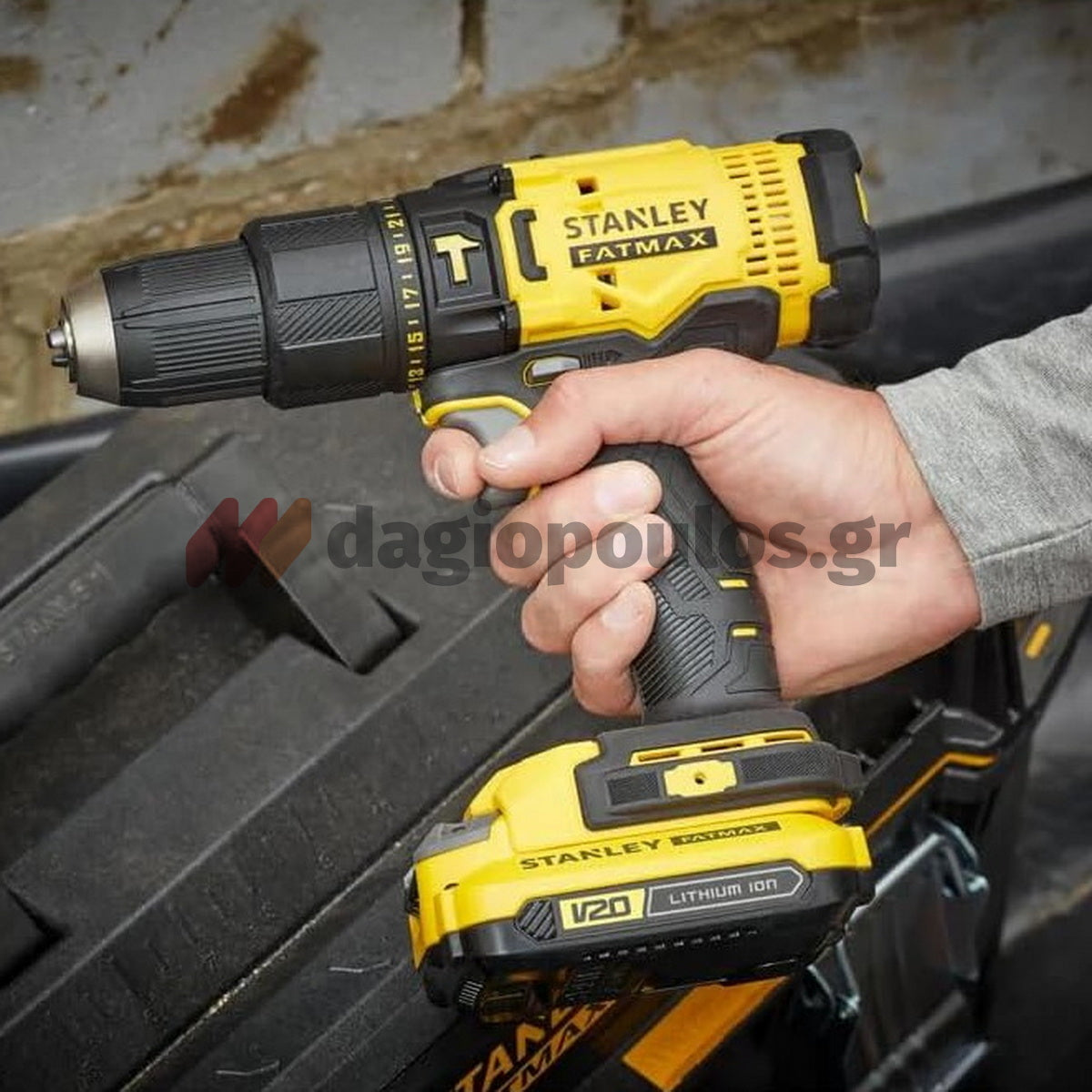 Stanley SFMCK469M2-QW Fatmax®V20 Συλλογή Κρουστικό Δραπανοκατσάβιδο Παλμικό Κατσαβίδι Δισκοπρίονο Γωνιακός Τροχός 2 Μπαταρίες 4.0Ah Τσάντα Μεταφοράς