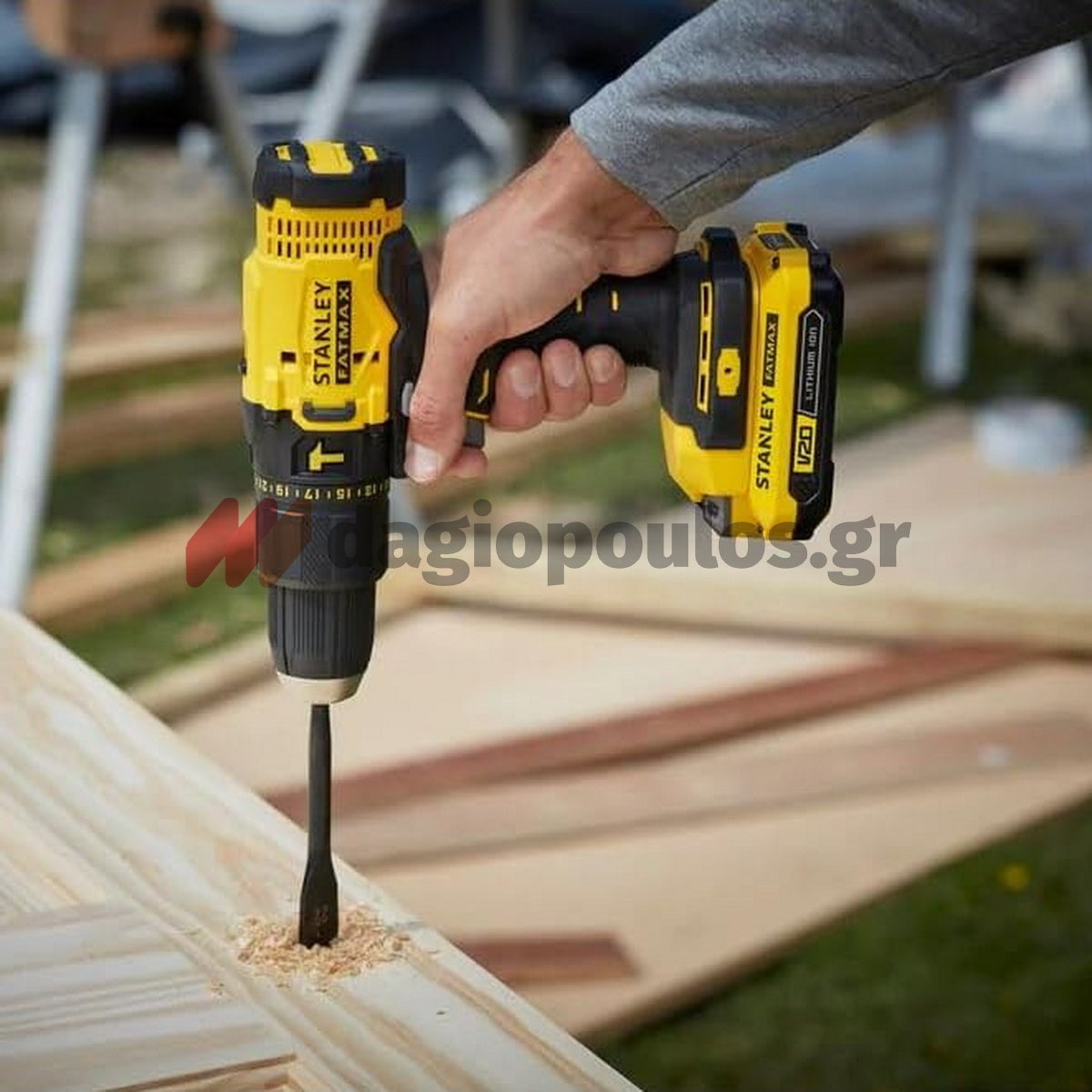 Stanley SFMCD711C2K-QW Fatmax V20 Κρουστικό Δραπανοκατσάβιδο 18V 2 Μπαταρίες 1.5Ah | Dagiopoulos.gr