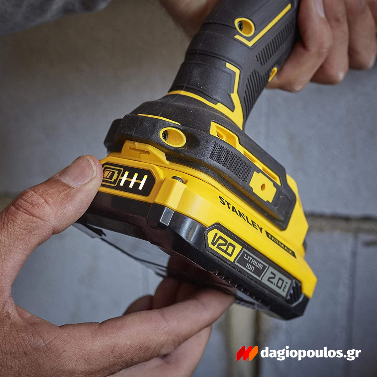 Stanley SFMCD721M2K-QW V20 Brushless Κρουστικό Δραπανοκατσάβιδο 18V Με 2 Μπαταρίες 4.0Ah