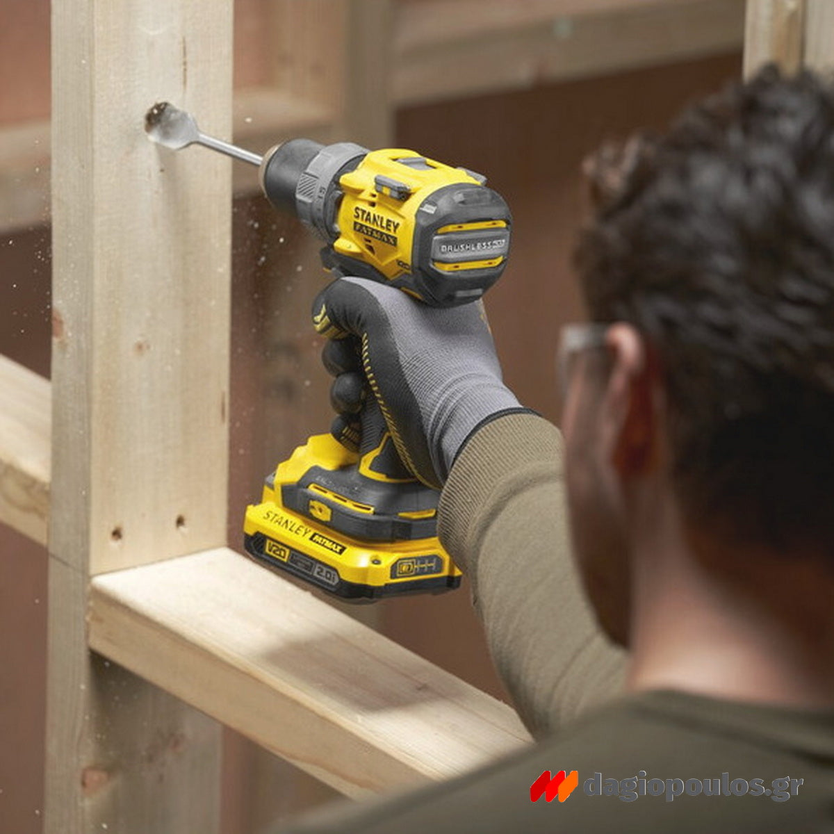 Stanley SFMCD725D2K Fatmax V20 Brushless Δραπανοκατσάβιδο Κρουστικό 18V Li-Ion Με 2 Μπαταρίες 2.0Ah