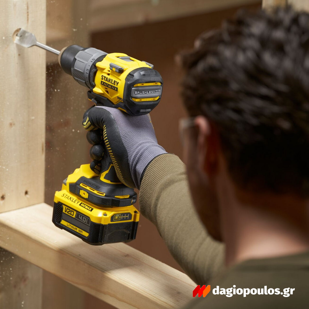 Stanley SFMCD726B-XJ 20V Fatmax Brushless Κρουστικό Δραπανοκατσάβιδο Μπαταρίας 18V Li-Ion SOLO